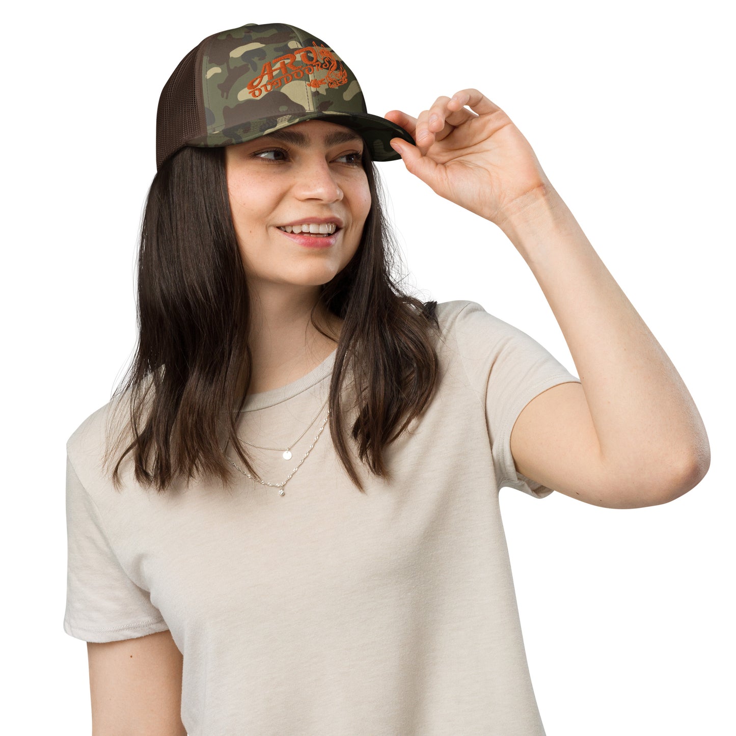 ARO Outdoors Camouflage Trucker Hat