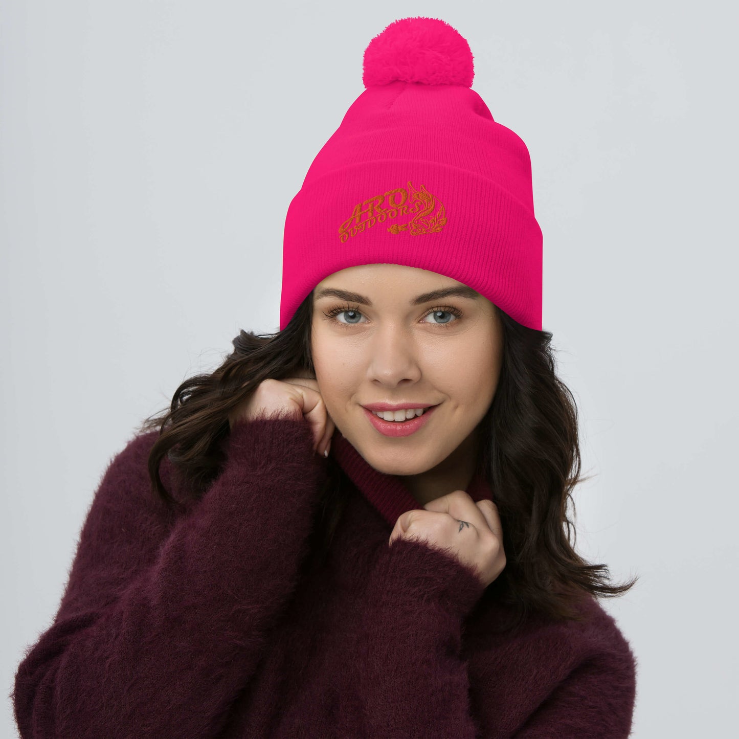 ARO Outdoors Pom-Pom Beanie