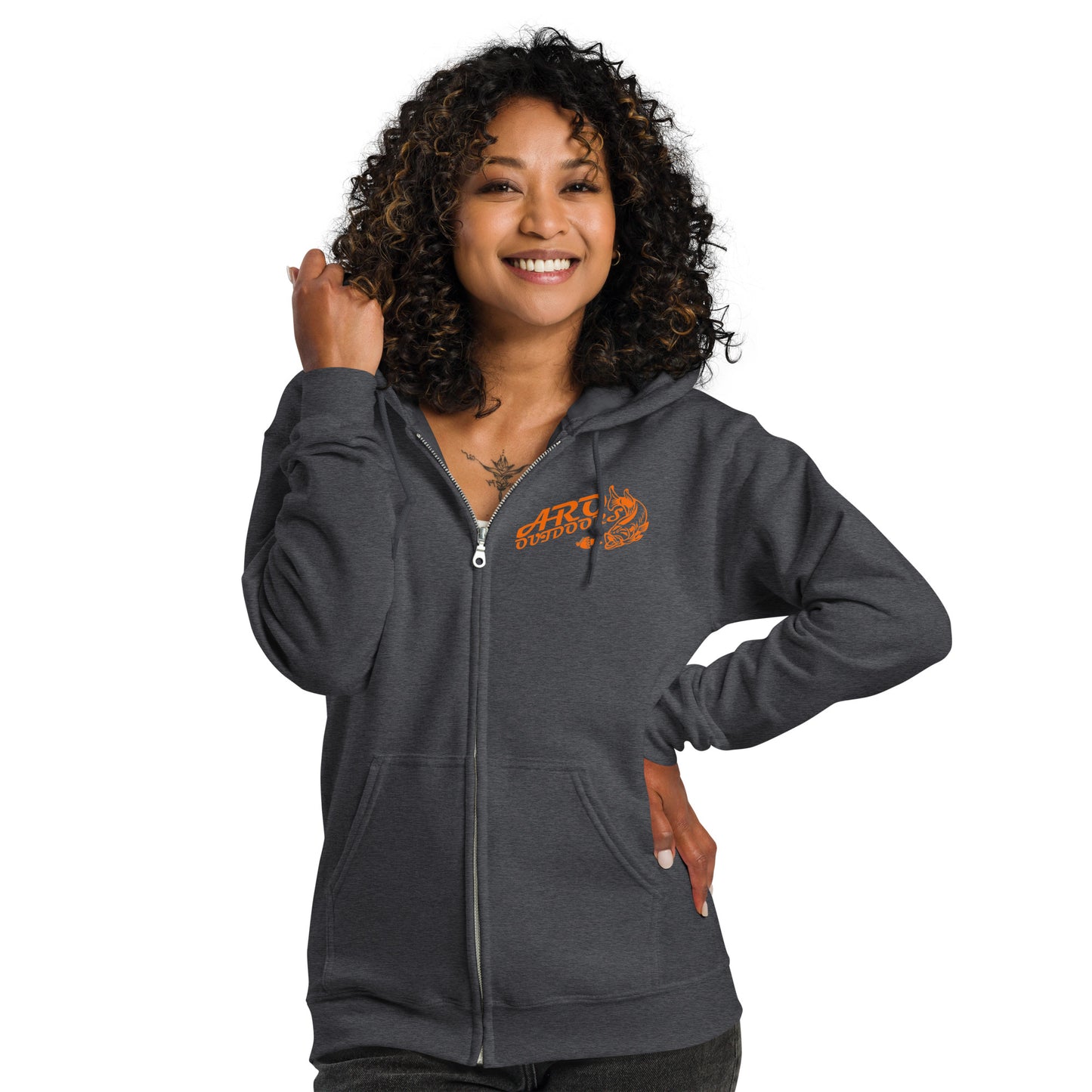 ARO Outdoors Unisex Full Zip Hoodie